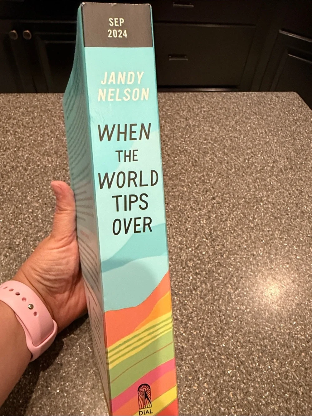 Jandy Nelson When the World Tips Over - Colorful Paperback Book